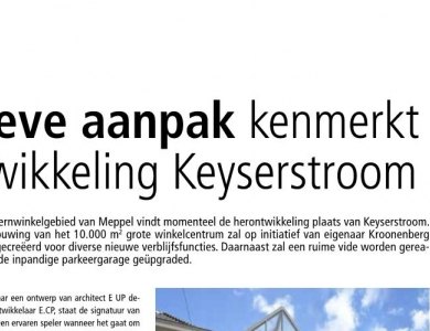 Photo: Article sur Keyserstroom dans la revue Stedenbouw
